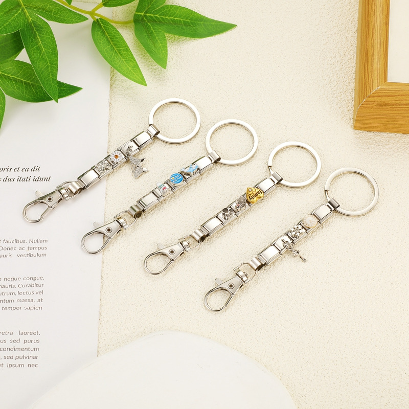 Jewelry Making For Couples - Edelstahl italienische Charm Links Schlüsselanhänger 9mm