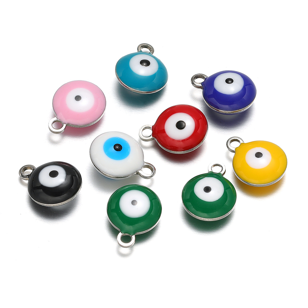 Jewelry Making Materials Wholesale - 20 Teile/los Wasserdichte Edelstahl Emaille Evil
