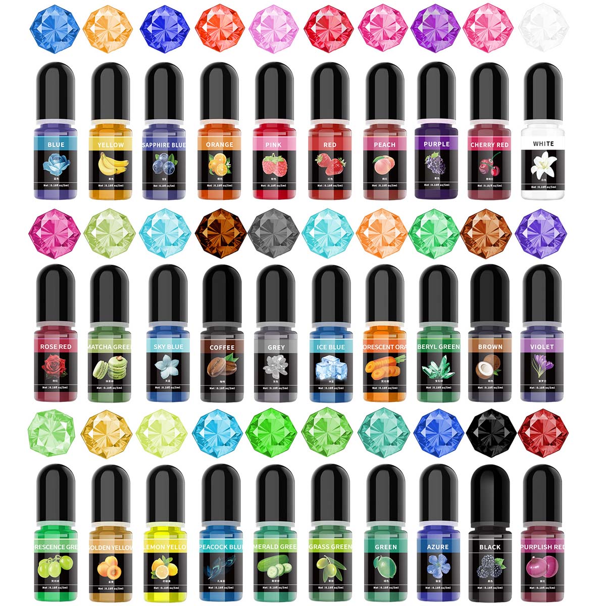 Jewelry Making Glue - 5 ml/Flasche Epoxidharz Pigment Flüssigkeit Farbstoff