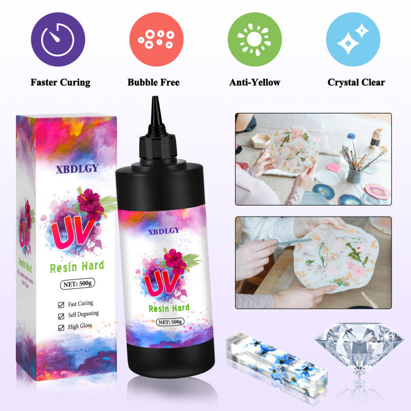 200 g/250 g/500 g UV-Harz-Hart – Jewelry Making Glue Bewertung und Preis