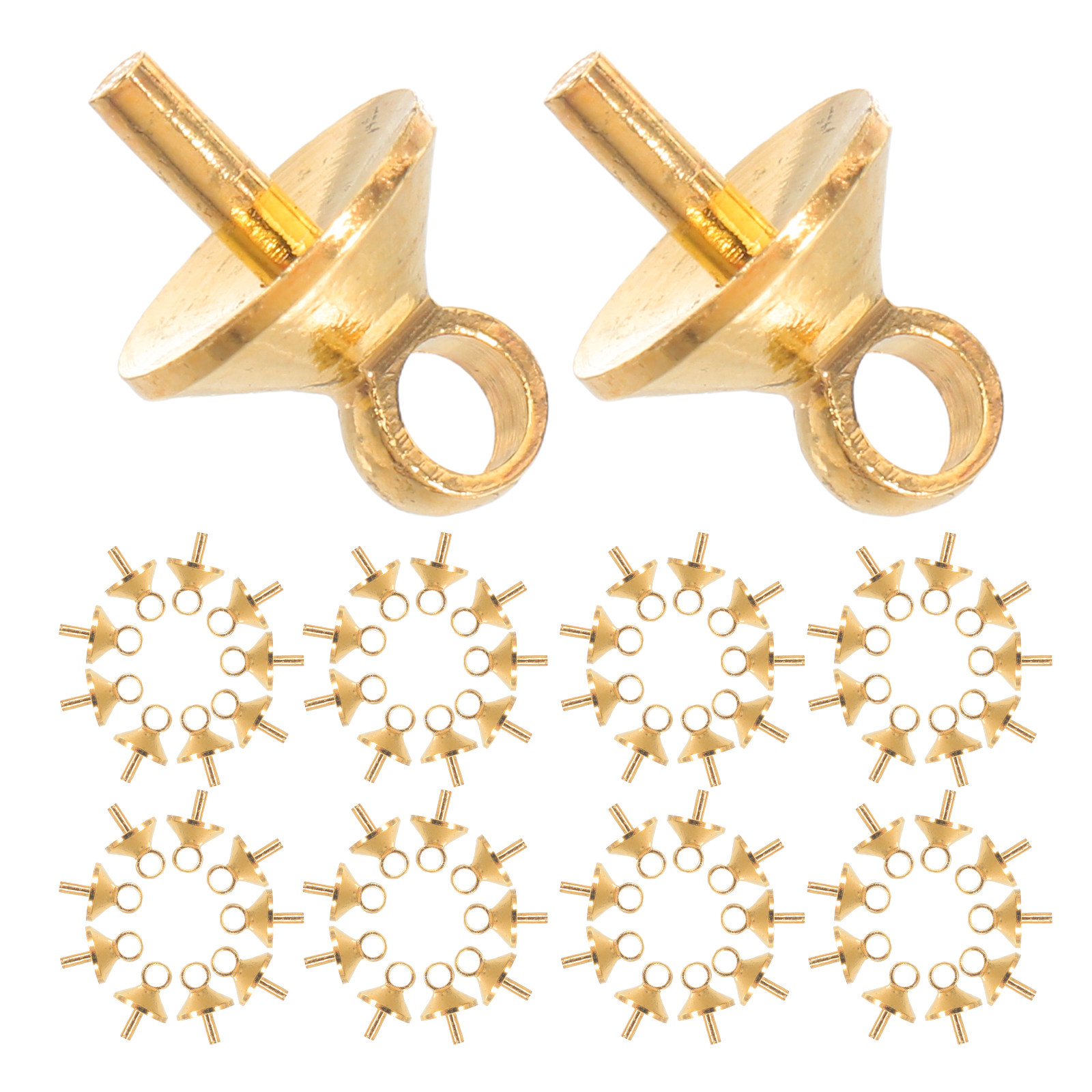 100 Stück Kupfer-Halbohrgläser – Jewelry Making Glue Bewertung und Preis