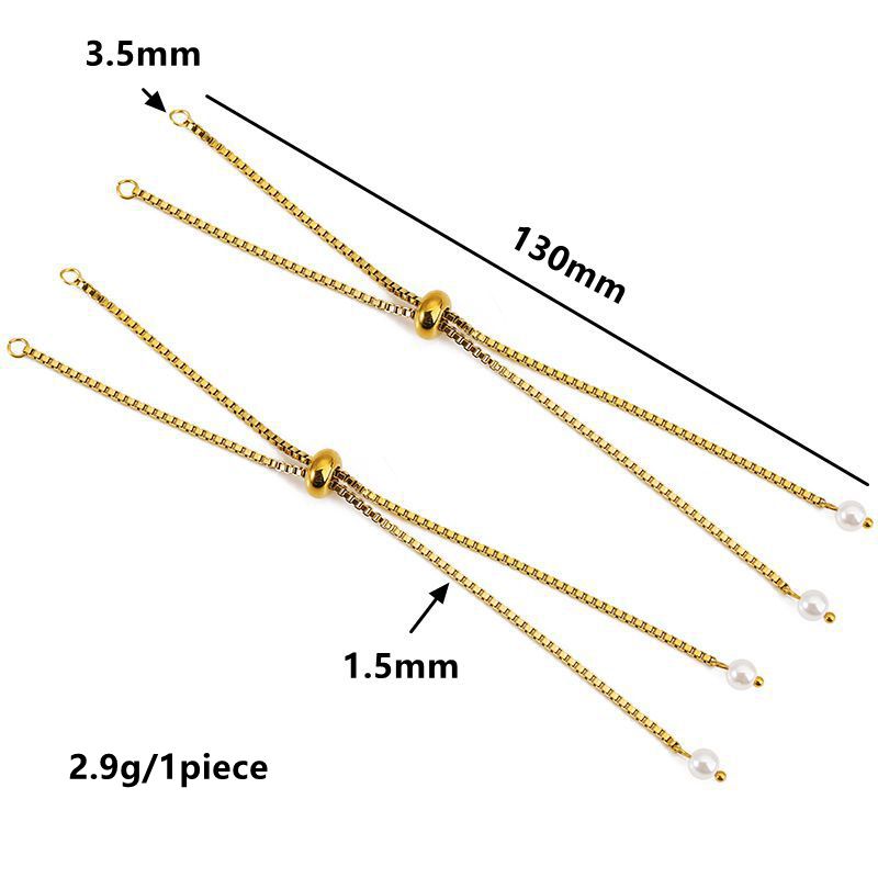 3 Stück Edelstahl-Klebeperlen, – Jewelry Making Glue Bewertung und Preis