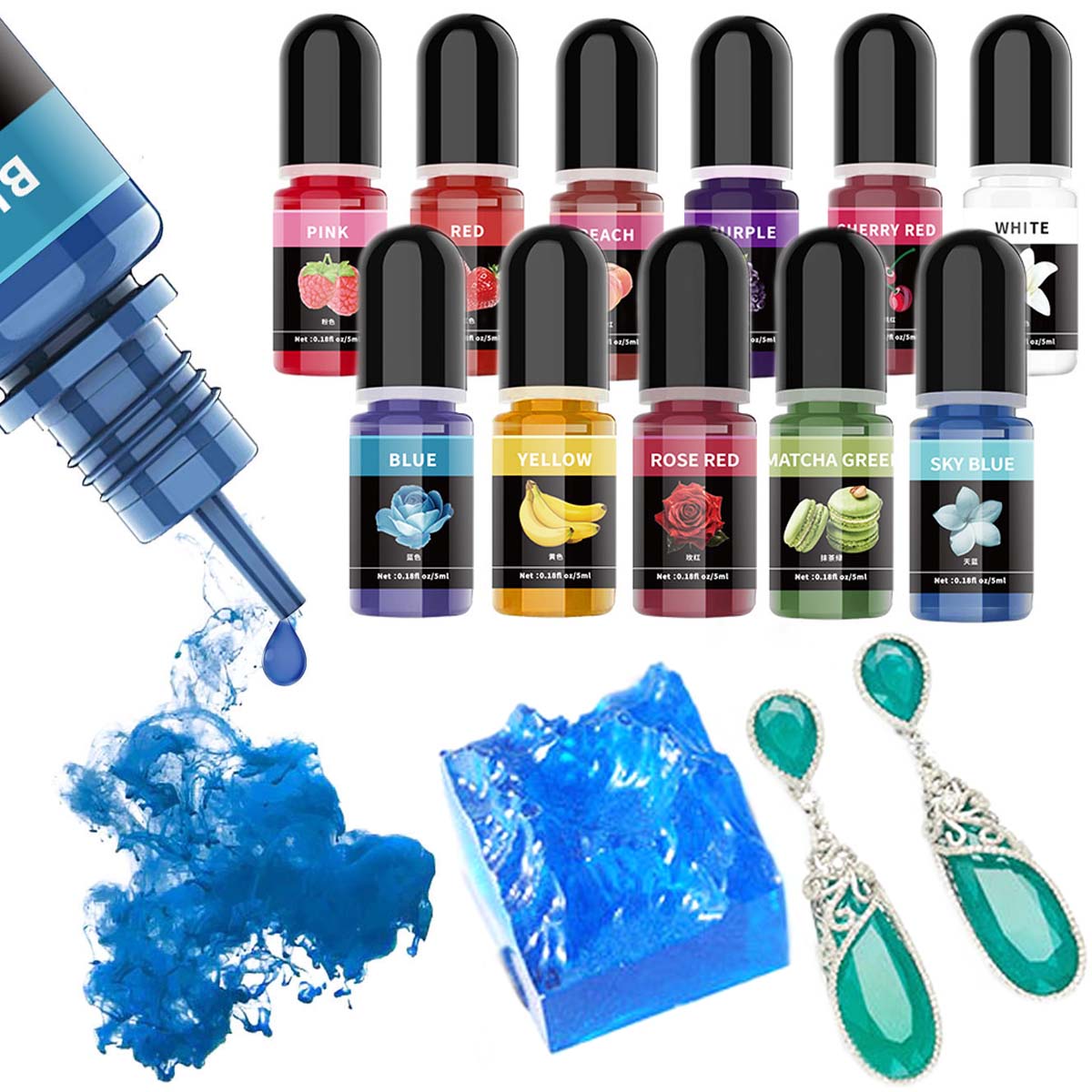 5 ml/Flasche Epoxidharz Pigmen – Jewelry Making Glue Bewertung und Preis